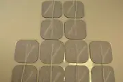 12 replacement 2x2 pads for Prospera Massagers - PL009 Tens 12-Tens Electrode