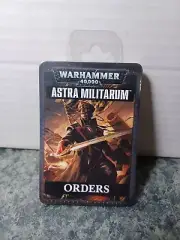 Warhammer 40k Astra Militarum Orders Cards OOP