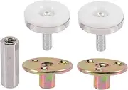Mikinona 4 Pcs Adjustable Bed Frame Fixers Shake Headboard Stabilizers for Furniture Easy to Install Sturdy Bed Stoppers for Tight Spaces