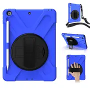 MCC Heavy Duty Strap iPad 10.2 2021 9th Gen Apple Shockproof Case Cover [Blue]