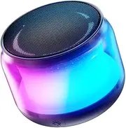LENRUE Portable Bluetooth Speakers with Colorful Lights, Loud Sound, Small Bluetooth Speaker with Wireless Stereo Pairing, Mini Gifts for Kids, Teen, Girls, Boys, Women