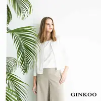 在飛比找momo購物網優惠-【GINKOO 俊克】蕾絲雕花外套