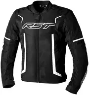 RST Pilot Evo, textile jacket waterproof , color: Black/White , size: 3XL