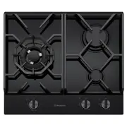 Westinghouse 60cm Gas Cooktop - Black Ceramic Glass