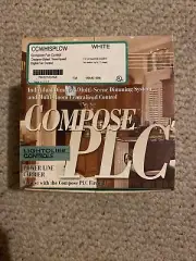 New White Lightolier CCWHISPLCW Compose PLC Dimmer Designer-Styled Switch