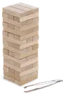 Finger Mini Wooden Topple Tower - Learning Tower Game - Test Your Skills