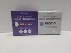 Kitsch Biotin Purple Toning Solid Shampoo and Conditioner Bars Set