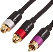 AmazonBasics 1-Male to 2-Female RCA Y-Adapter - 30.4 cm
