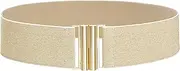 [Glamorstar] Wide Stretchy Waist Belt for Women Elastic Belt for Dresses