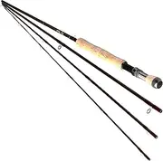 9ft or 10ft 5-6wt 7-8wt 4 Pieces Graphite Carbon Fiber Fly Fishing Rod Light Feel Medium Fast Action Freshwater Fly Rod
