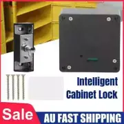 RFID Smart Drawer Sensor Lock Bluetooth Keyless Cabinet Wardrobe ID Card Black