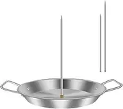 Vertical Skewer Grill, Stainless Steel Vertical Skewer with 3 Sizes of Skewers Vertical Skewer for Grill Vertical Skewer Stand Vertical Barbecue Rack for BBQ Grill or Oven Kebabs Sausage and Gyros