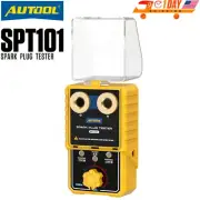 AUTOOL 12V Car Spark Plug Tester Two Hole Detect Ignition Plug Diagnostic Tool