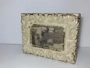 Vintage Ceramic Picture Frame 8x10 Holds 4x6 Photo