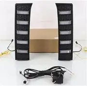 LED DRL Compatible with Toyota Tundra 2022 2023 Turn Signal Indicator Lamp Daytime Running Light Fog Lights Car Accessories