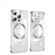Magsafe TPU Case 12 Circle Silver Case Shockproof Cover