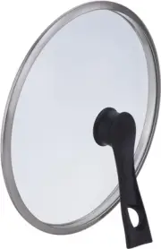 Thermos stand type glass lid KLH 26cm frying pan, Deep, multi black KLH-026 BK