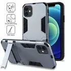 [With Kick Stand] Dual Layer Defender Cover Case For iPhone 11/12/13 Pro Max/XR