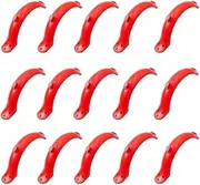15PCS Durable Scooter Mudguard, for Xiaomi, Mijia M365 M187 Pro Electric Scooter Skateboard Tire Splash Fender Hook Back Guard Skateboard Mudguard(15PC-01)