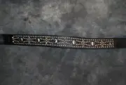 KISS Paul Stanley Black Studded Stud Guitar Strap Diamond Pattern NEW Jodi Head