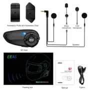 Motorbike Bluetooth Intercom Bike Helmet To Helmet Headset 2 Rider Fast Pairing