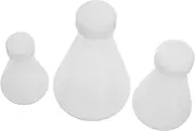 FOYTOKI Sturdy Plastic Flask Set Pcs Wide Mouth Flask Scale for Boys and Education and Learning