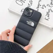 Zhenv Winter Down Jacket 3d The Puffer Soft Cloth Phone Case ,3d Cute Shockproof Cover Case For Iphone 12 Promax/ 13 Promax black 11