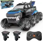 UFULMN Remote Control Car 2.4GHz All Terrain RC Drift Cars Beach Pool Toys Gifts for Kids Blue