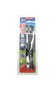Collingwood Magpies AFL Toothbrush 2 Pack