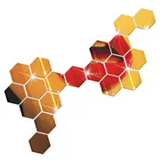 100Pcs 3D Mirror Hexagon Vinyl Diy Removable Wall Sticker Art Decal Home Decor Gold