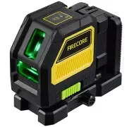 Firecore Green Cross Line Laser, Self Leveling Laser Level with 150° Large