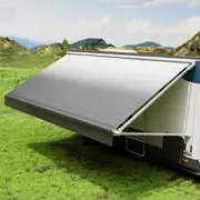 Manan RV Awning Fabric Replacement 17FT 18.05oz Shading Roll Out Vinyl Caravan