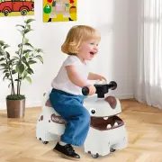 CostwayToddler Ride on Toy Walking Sliding Car with Under Seat Storage-White