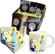 3dRose cgb_3527_1 Hammerhead Shark at The Eye Doctor-Coffee Gift Basket, Multicolor