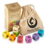Asana Moon Yoga Dice – One of The Unique Yoga Gifts for Women or Any Yoga Lov