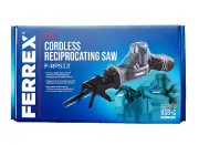Reciprocating Saw. Latest Generation. Ferrex 12 V cordless. Complete kit. New