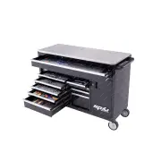 SP Tools 448Pcs Sumo Series Workshop Toolkit - Metric/SAE 12 Drawer Black Foamed