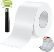 Telsitine RV Roof Tape, 4 Inch X 50 Foot White RV Sealant Tape with Roller, U...