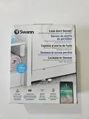 2 Swann Leak Alert Sensor -White-Detect Leaks Mobile Alert (Brand New Free Ship)