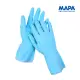 MAPA 清潔手套 家事手套 天然橡膠手套 117 耐酸鹼手套 防水手套 超薄手套 植绒內襯手套 1雙