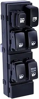 Front Left Car Window Control Switch Electric Glass Lifter Control Buttons Compatible for Hyundai Terracan 2001-2006