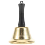 Rustic Metal Doorbell Christmas Hand Jingle Bell Hand Stick
