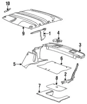 Genuine GM Cover Spr Whl Pkt 21039047