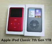 1TB SSD Custom Apple iPod Classic 7th Gen Red & 2000mAh Battery - WARRANTY