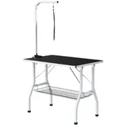 Advwin Pet Grooming Table Foldable Pet Salon Station 1 Loops Height Adjustable