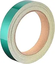 uxcell Reflective Tape Green, 20mm x 25m, Outdoor Waterproof Warning Tape for Bikes, RV, and Boat Striping Marking