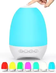 Aoboco Night Light Bluetooth Speaker Touch Control 7-Color High Fidelity Stereo