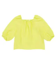 [Bonpoint] Bonpoint Anastide linen blouse Y 12 yellow