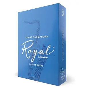 【D’Addario】ROYAL RR-T 次中音薩克斯風竹片 10片裝 RICO(TENOR SAX REEDS)