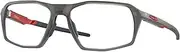 [Oakley] OX8170 Eyeglasses Bundle: OX 8170 817002 Tensile Satin Grey Smoke and Medium Black leash Accessory kit, Tensile Satin Grey Smoke